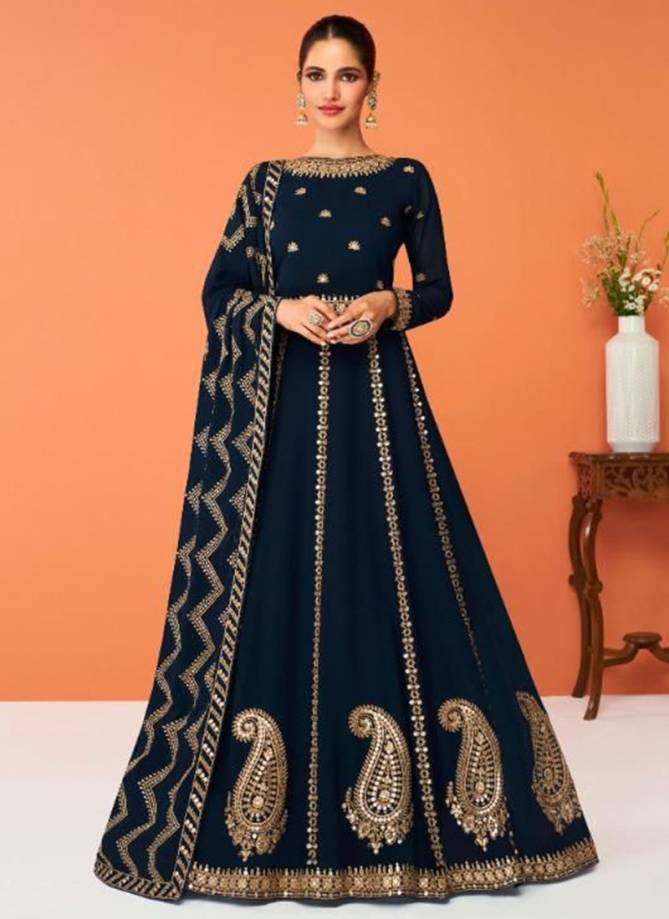 Aashirwad Gulkand Exclusive New Latest Designer Festive Wear Georgette Long Anarkali Suit Collection